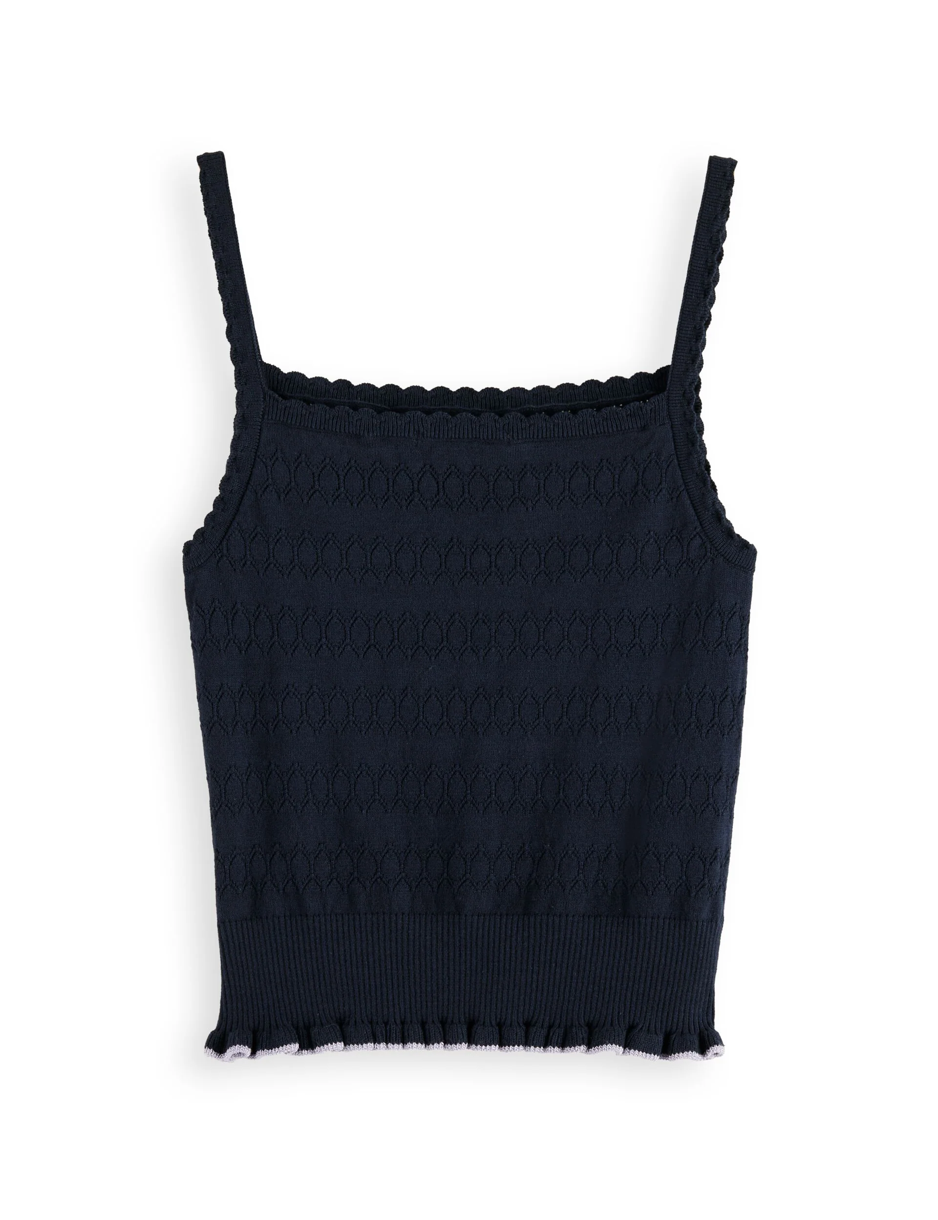 Pointelle knitted tank - Image 6