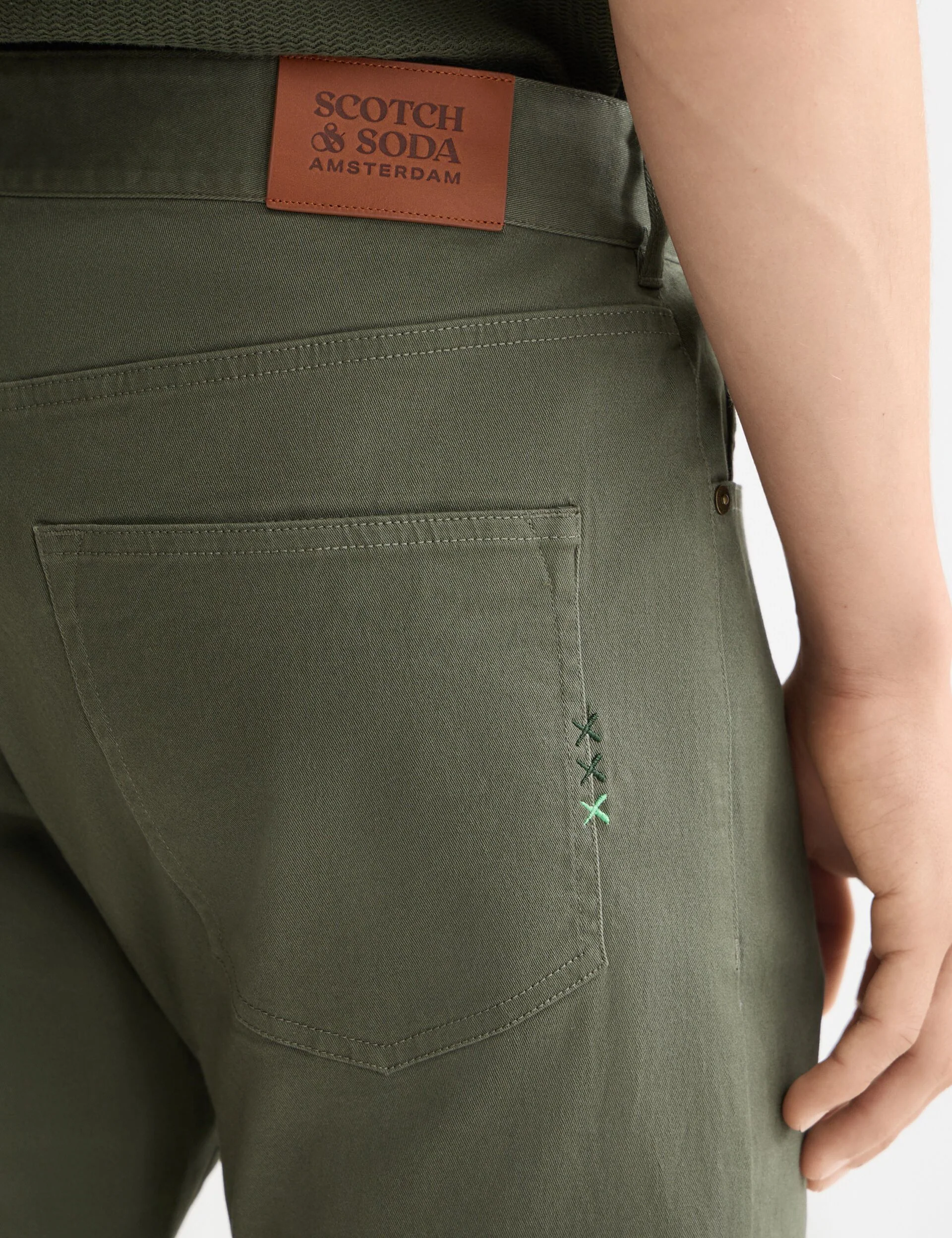 Ralston- cotton-blend twill regular slim fit 5-pocket pant - Image 4