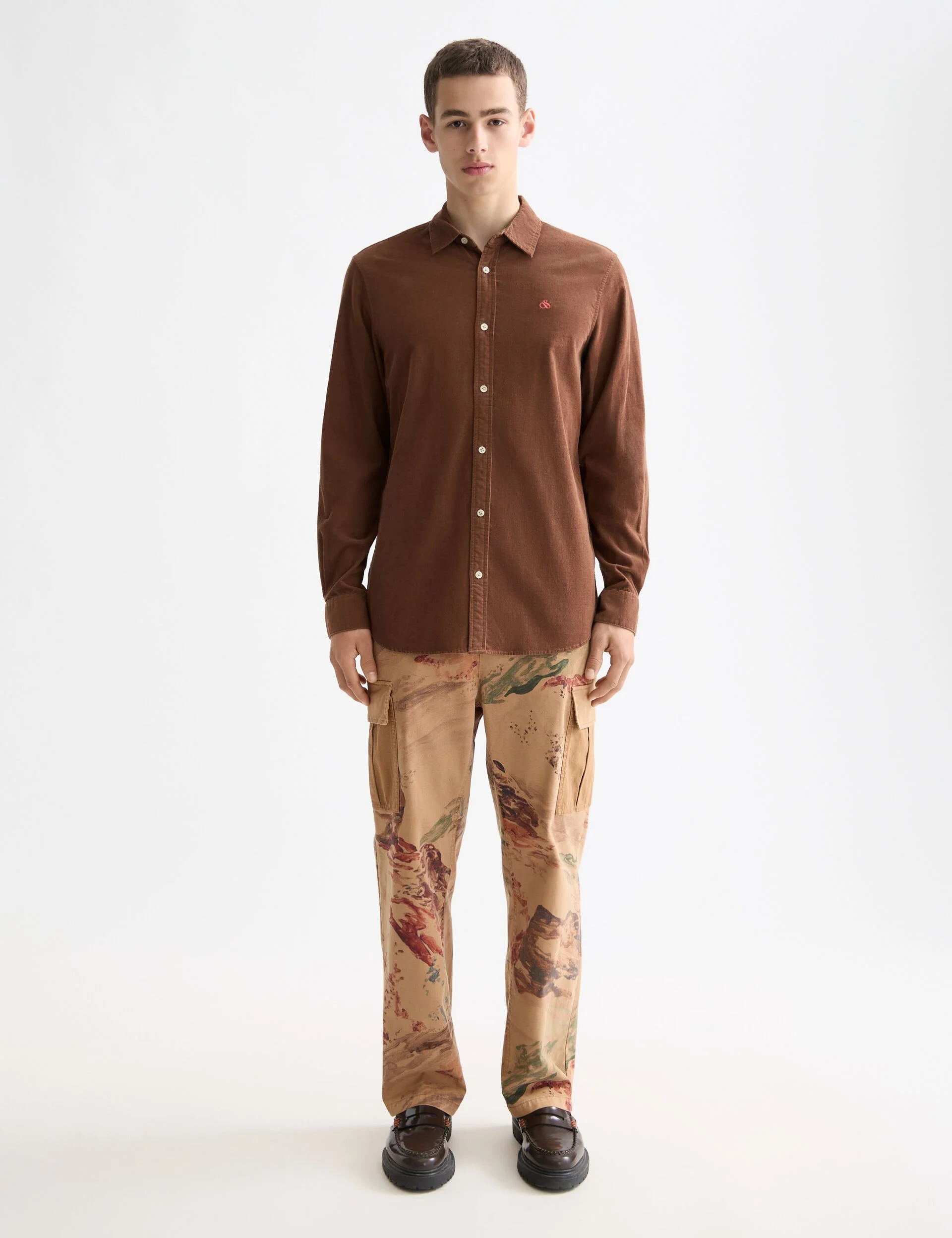 Regular-fit corduroy shirt - Image 2