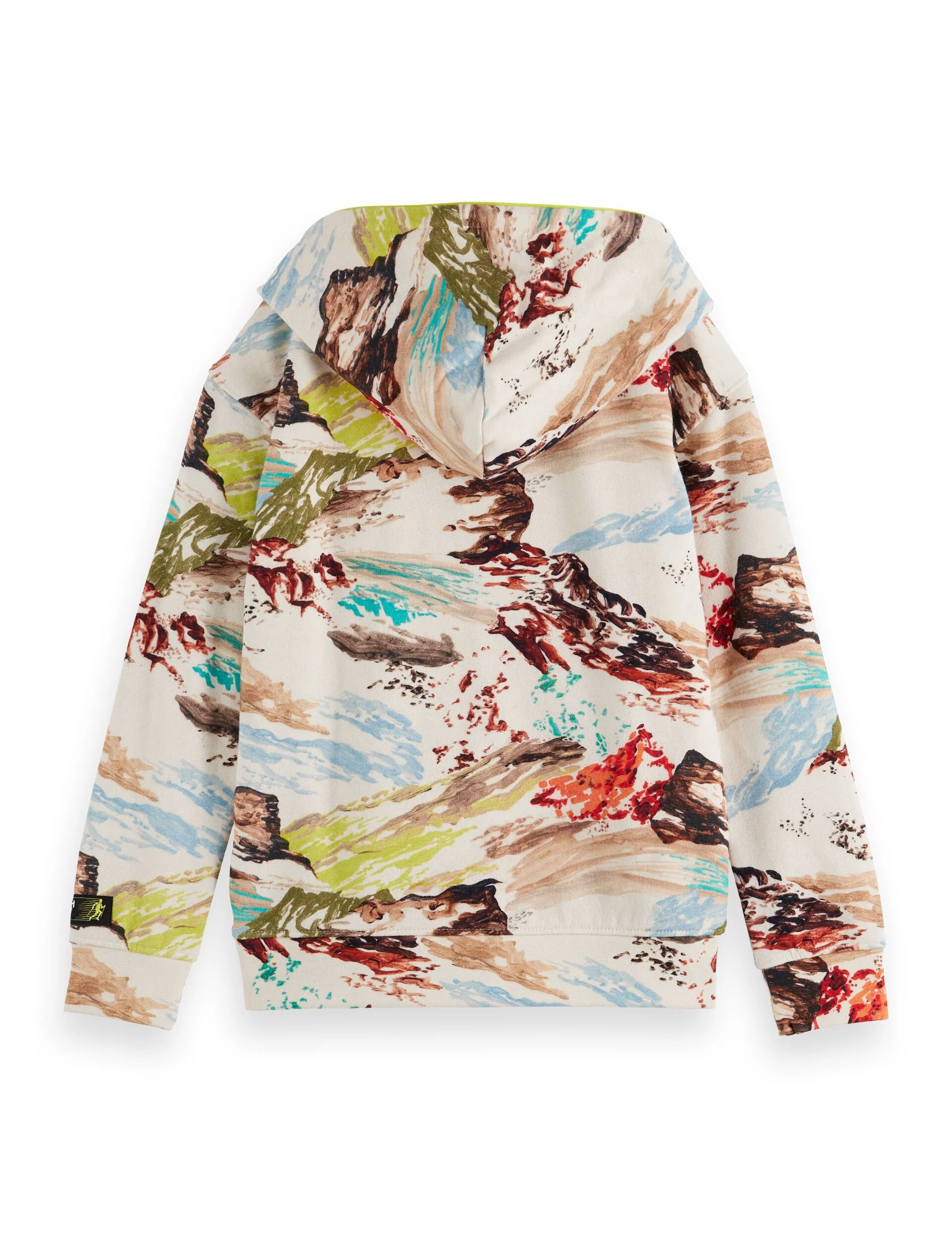 Boys' Relaxed-fit all-over printed zip-through hoodie - Image 2