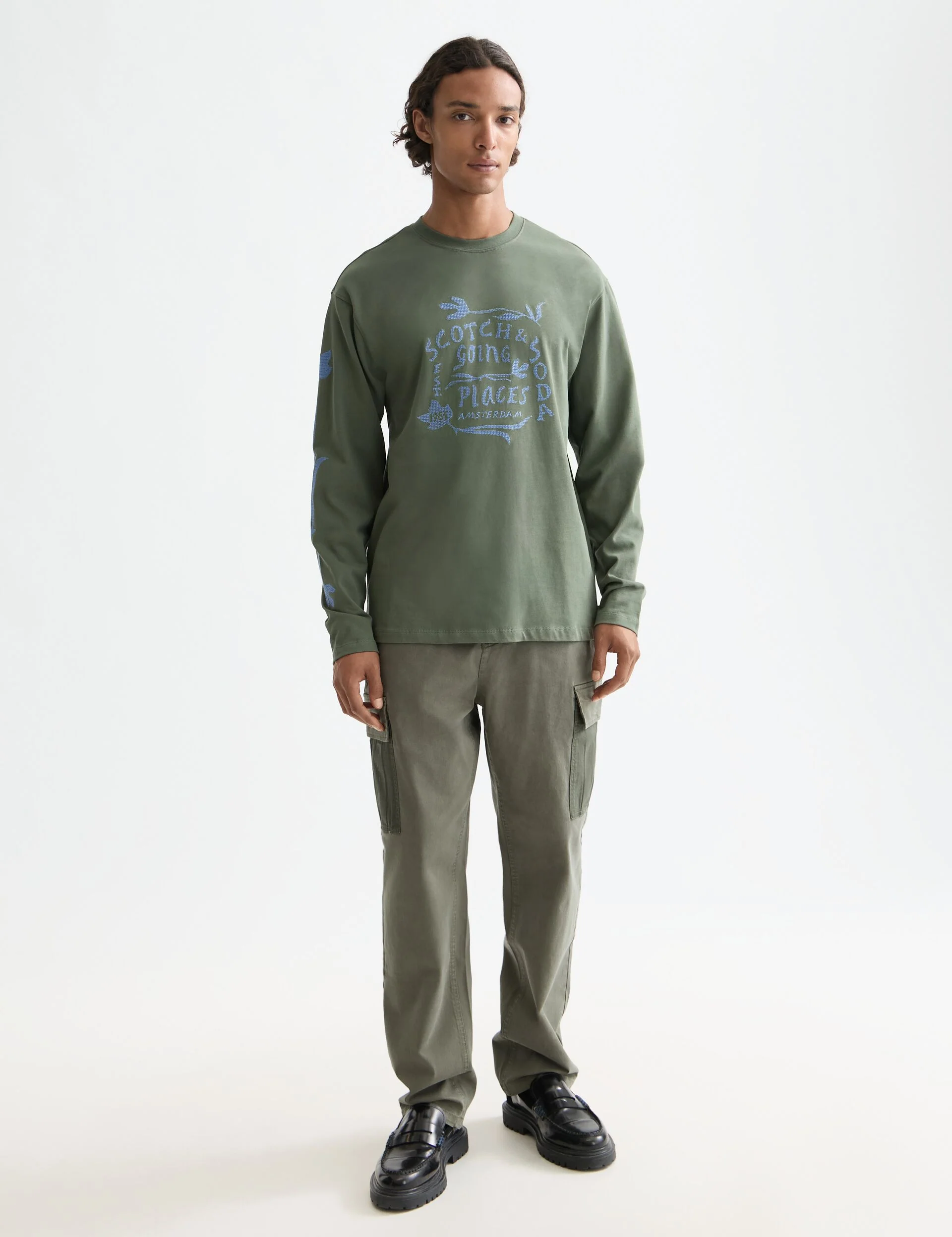 Relaxed Fit Artwork Long Sleeve T-Shirt - Image 2