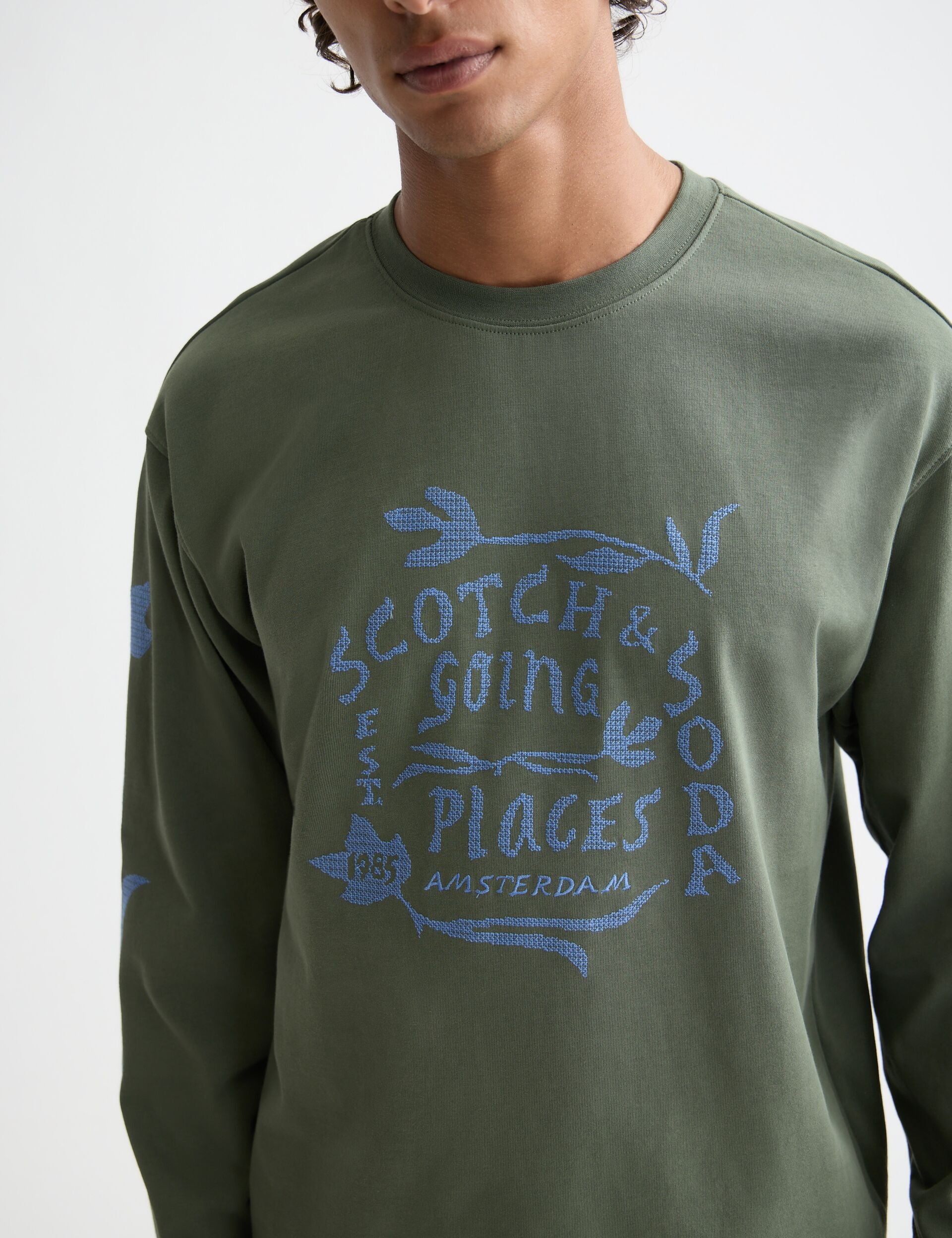 Relaxed Fit Artwork Long Sleeve T-Shirt - Image 4