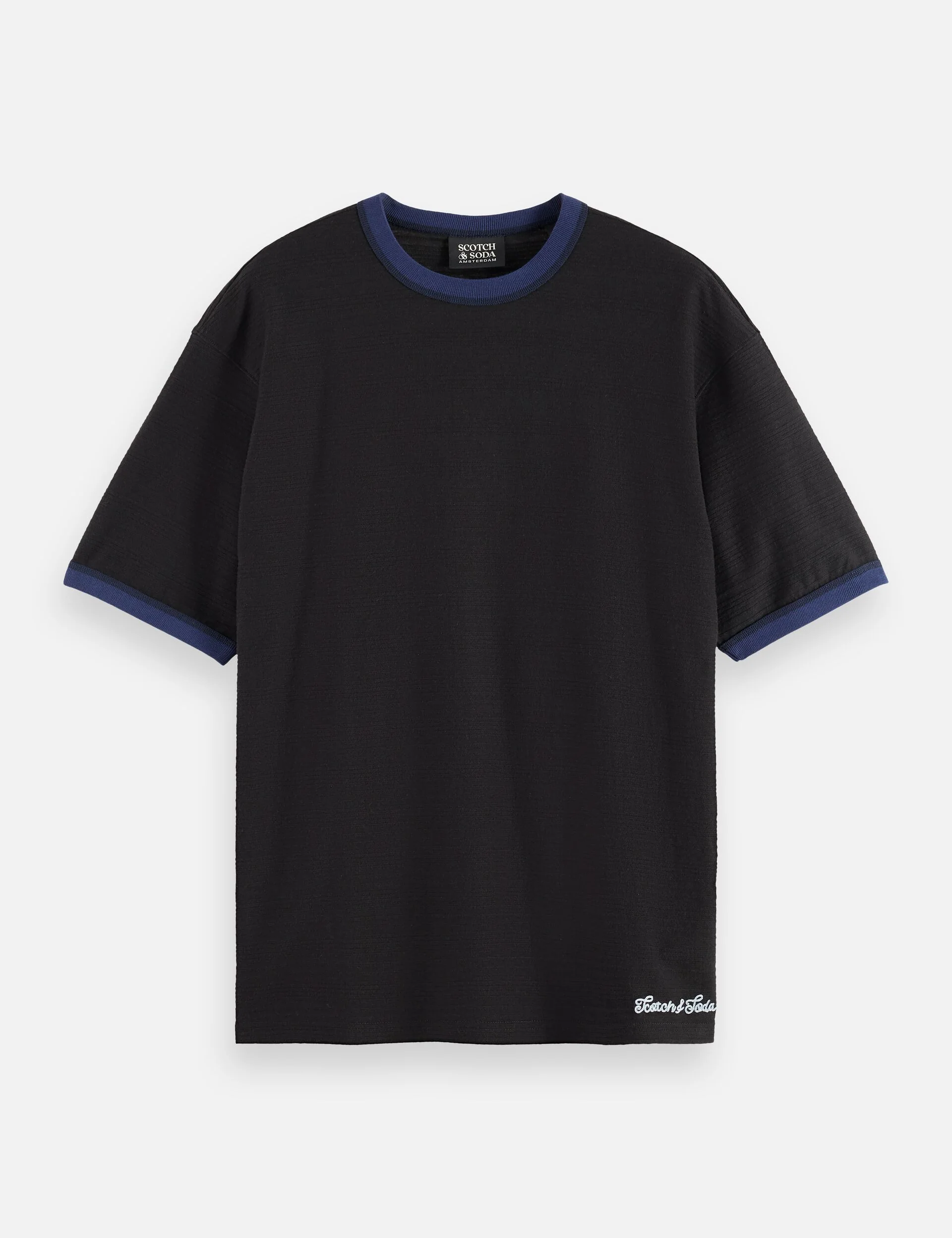 Relaxed Fit Bound Neckline T-shirt - Image 4