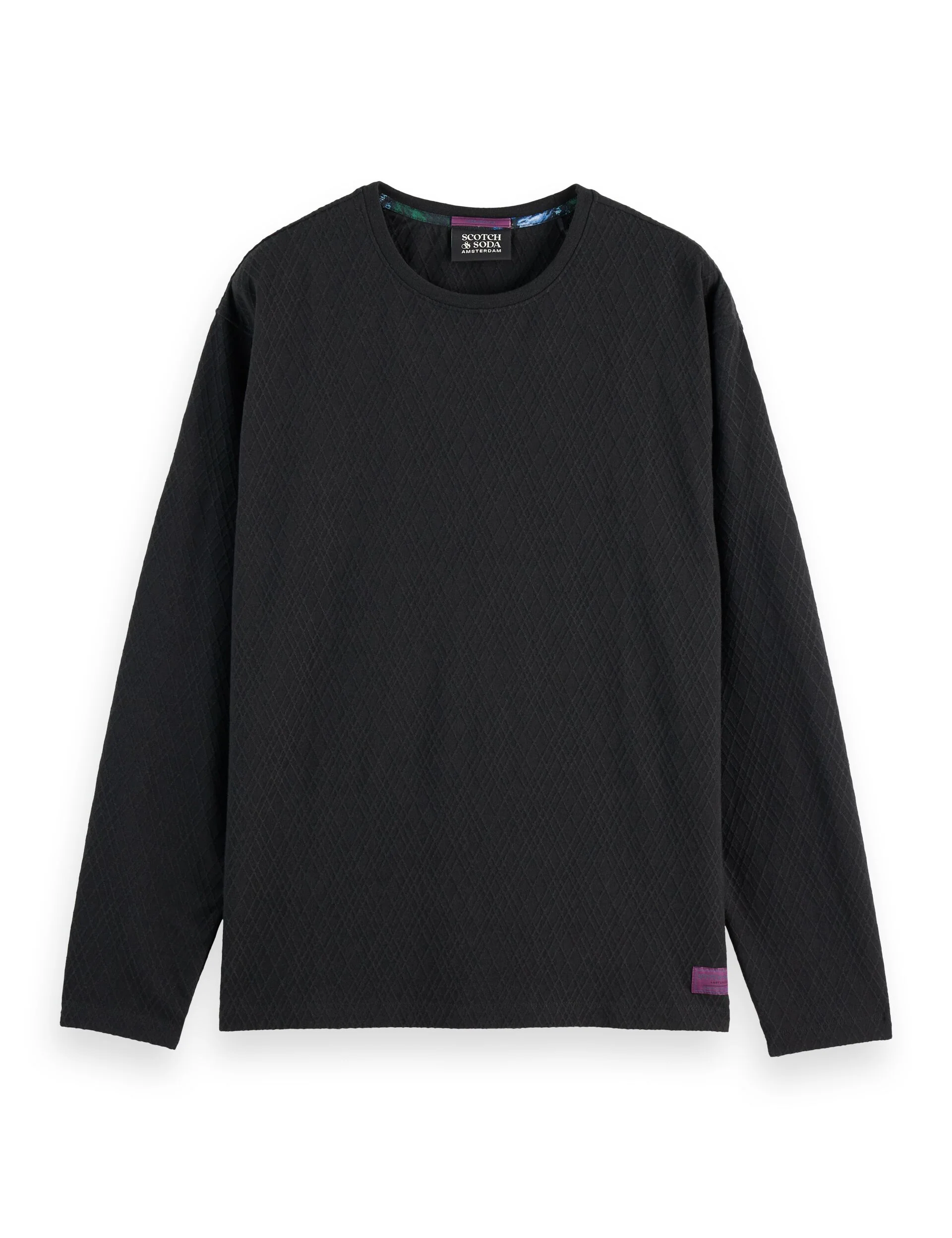 Relaxed fit jacquard Knit T-shirt - Image 5