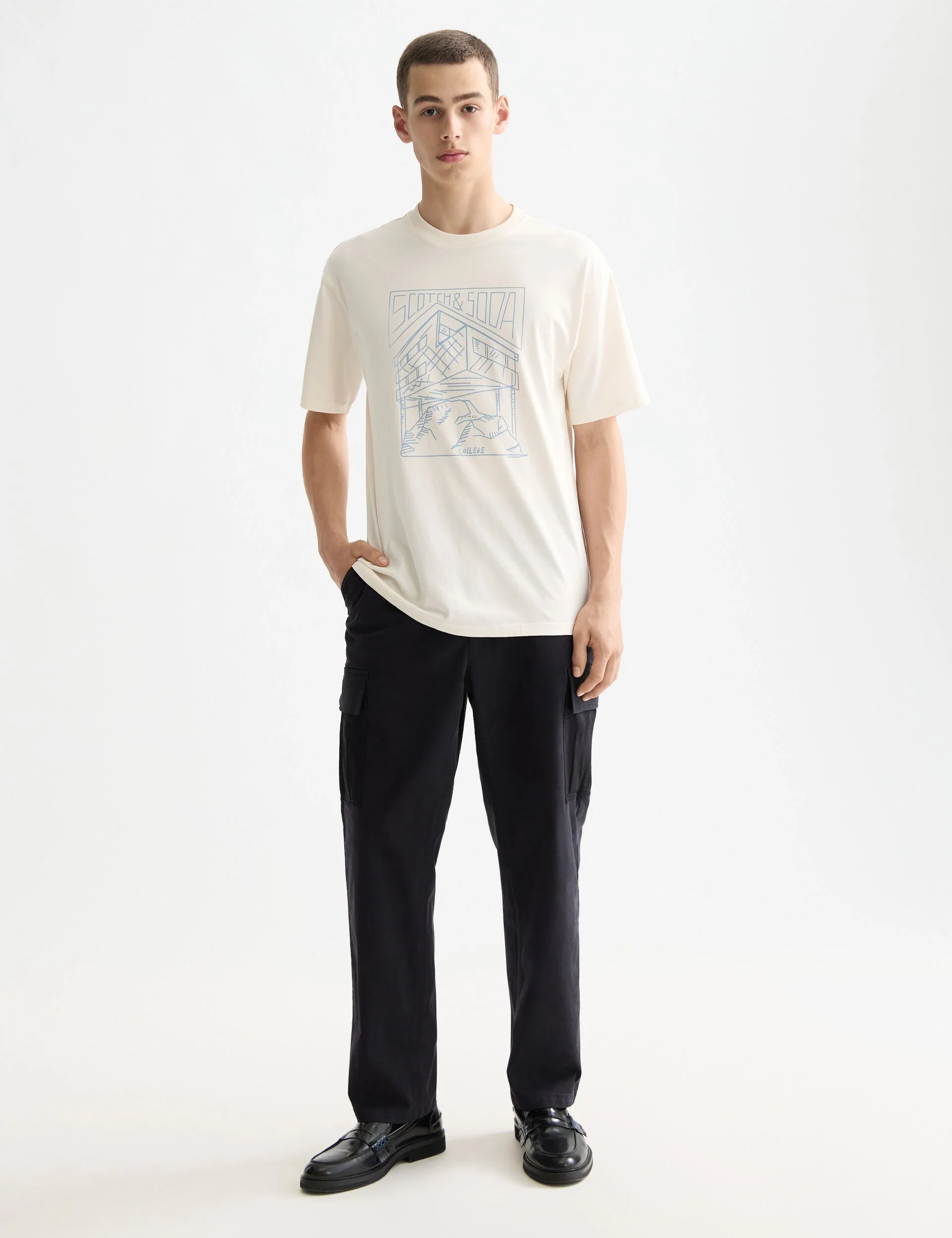 Relaxed Fit Scotch & Soda Logo T-shirt - Image 2