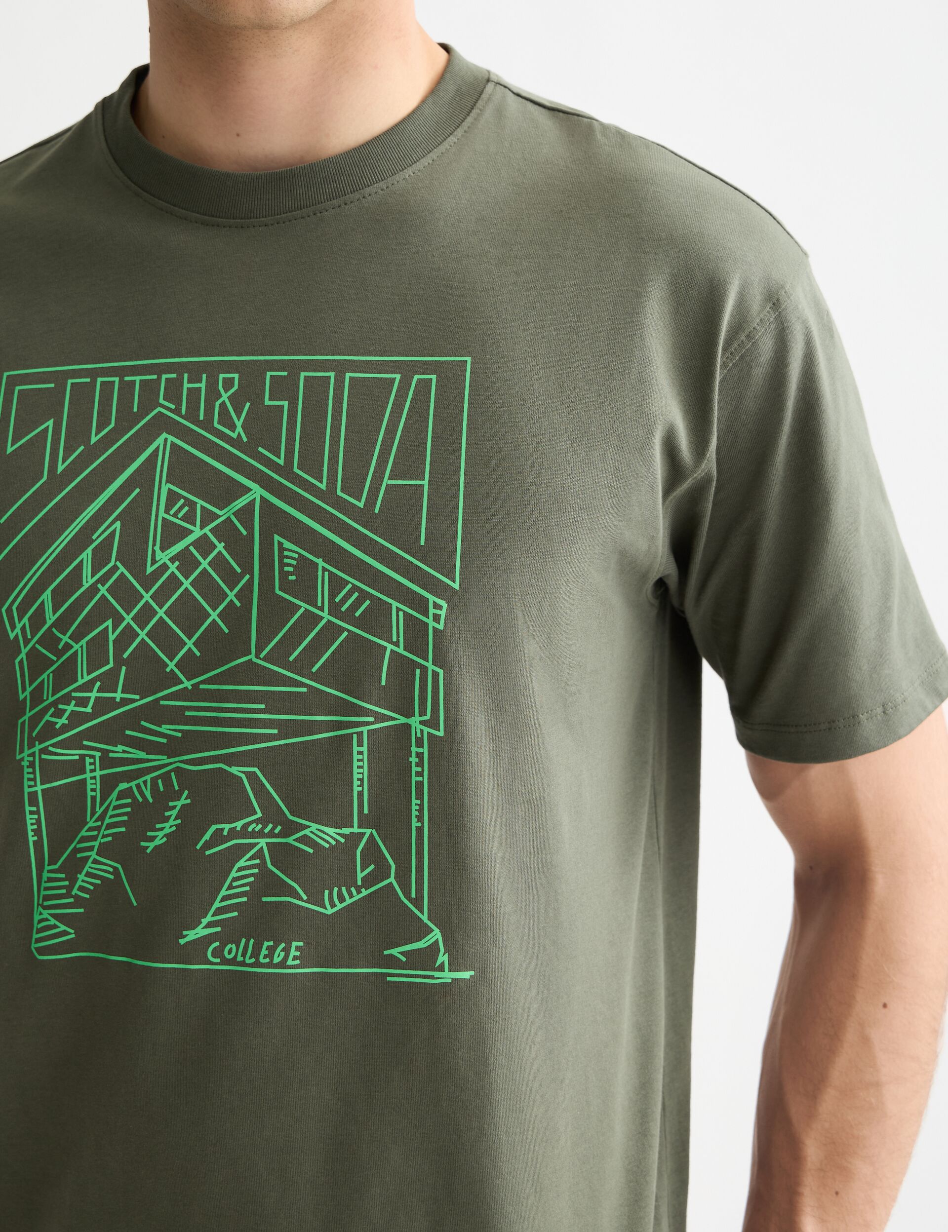 Relaxed Fit Scotch & Soda Logo T-shirt - Image 4