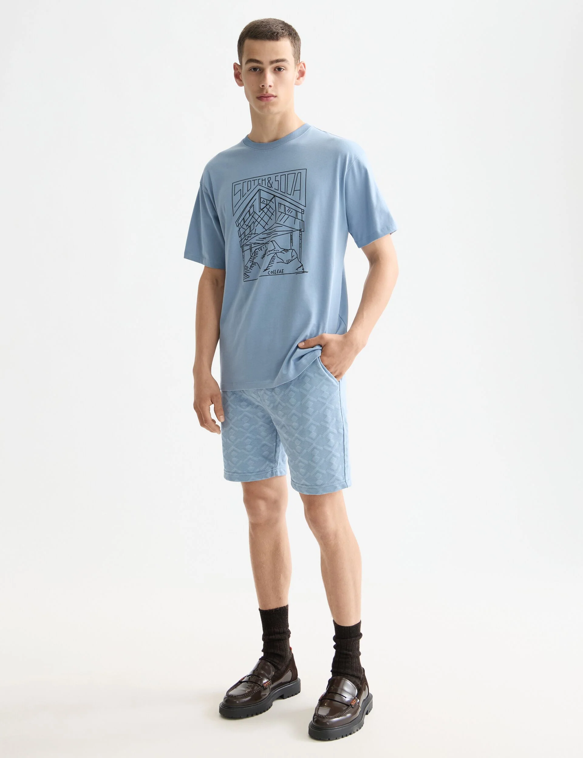 Relaxed Fit Scotch & Soda Logo T-shirt - Image 2