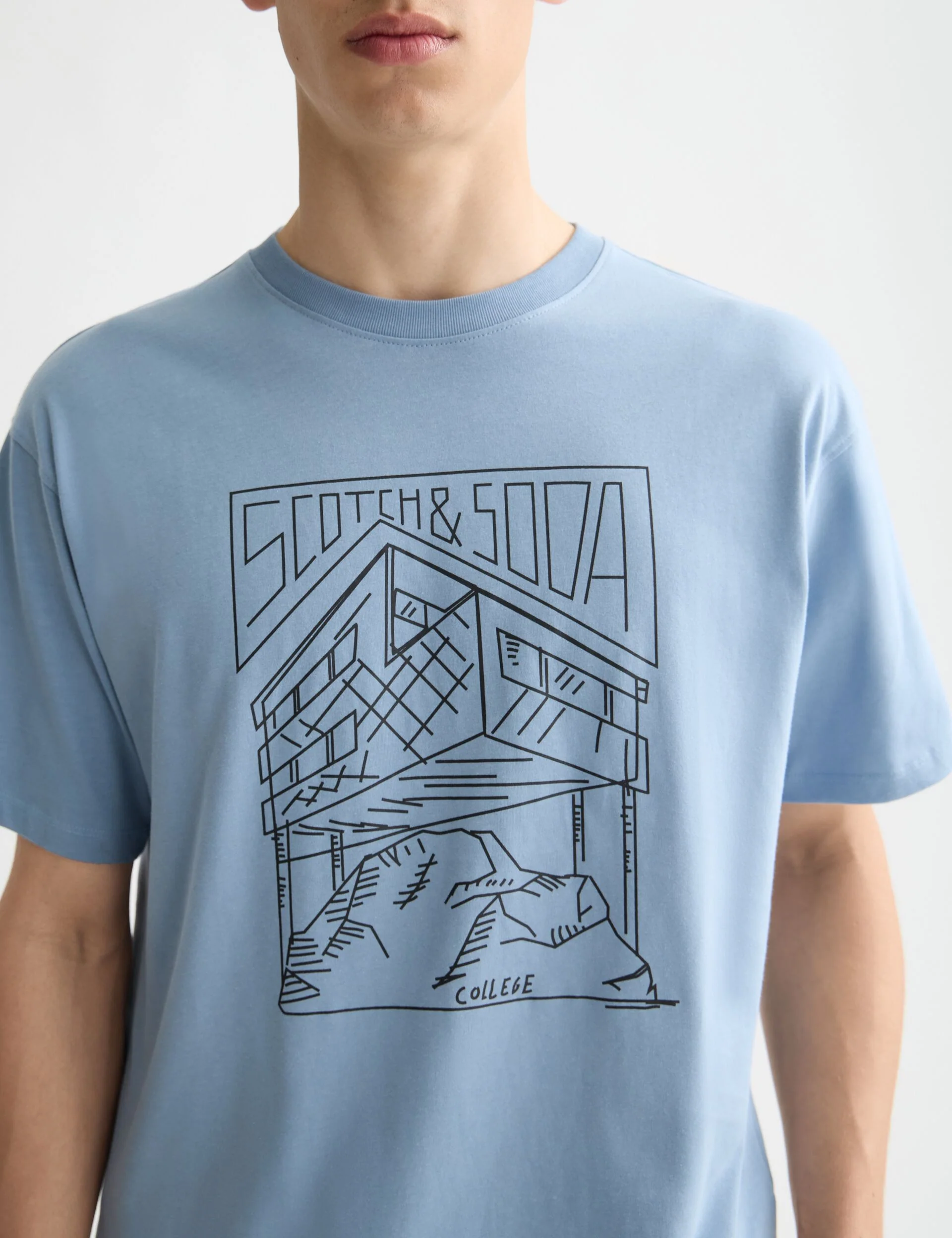 Relaxed Fit Scotch & Soda Logo T-shirt - Image 4