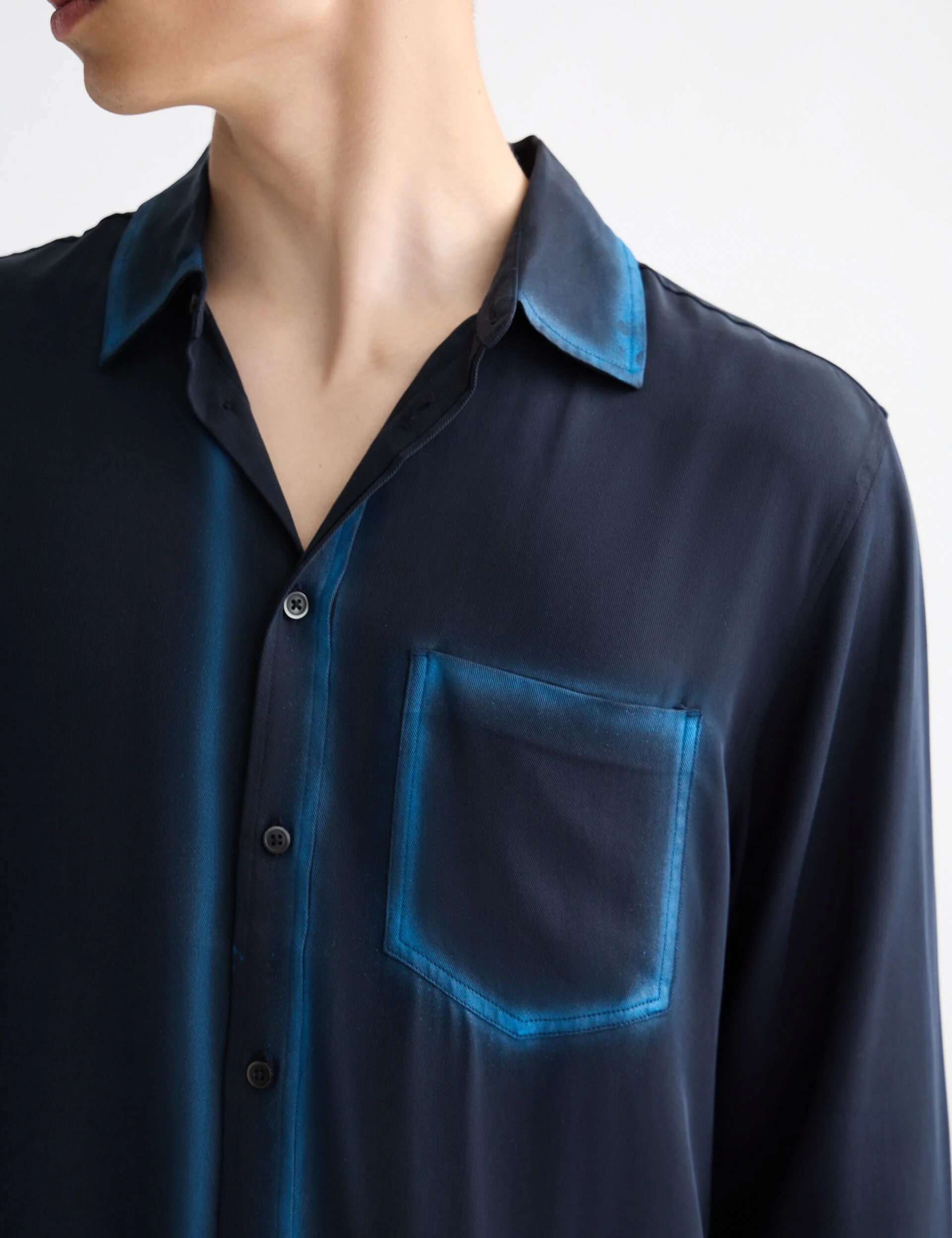 Relaxed fit tencel shirt - Image 4
