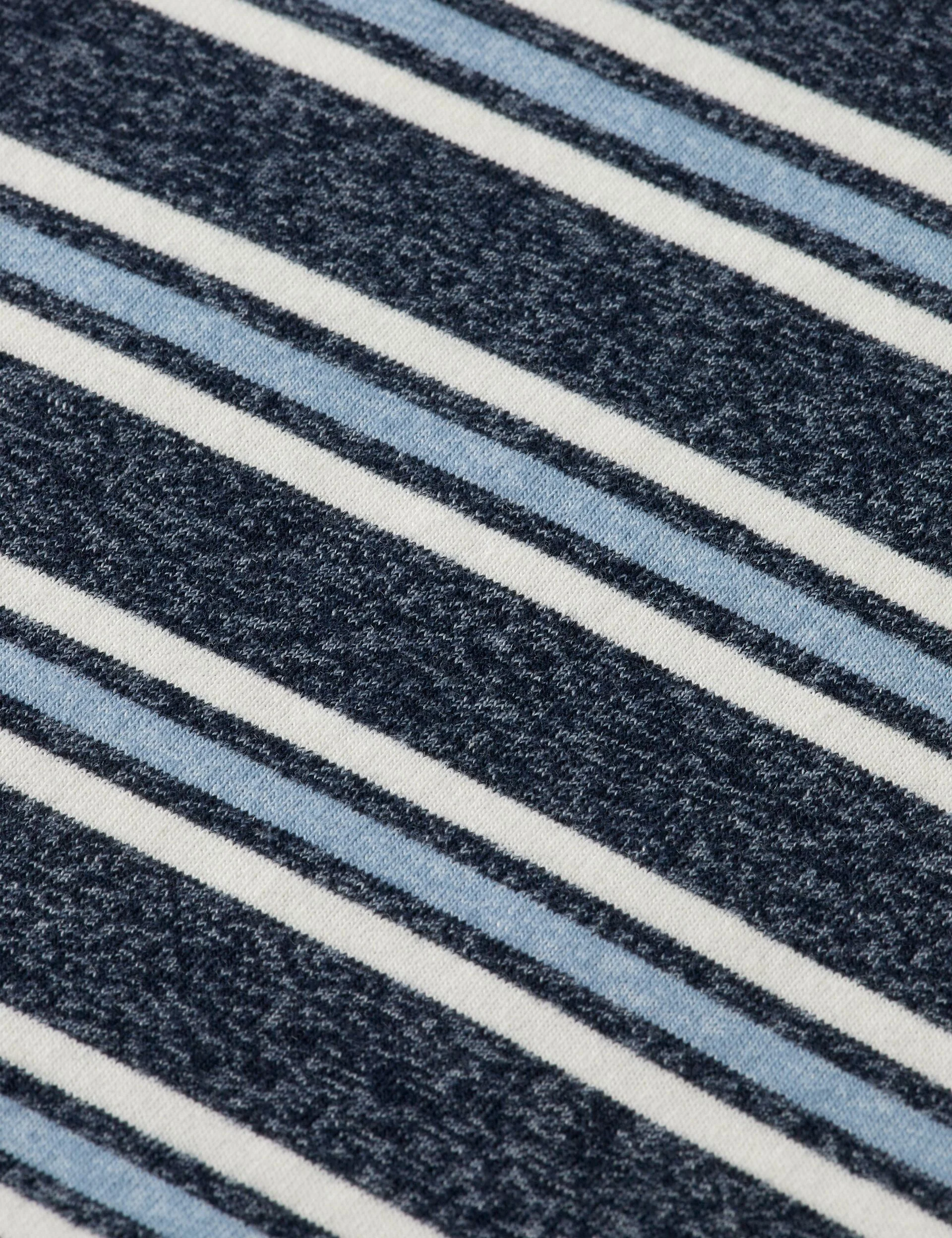 Relaxed Fit Yarn Dye Stripe T-shirt - Image 7