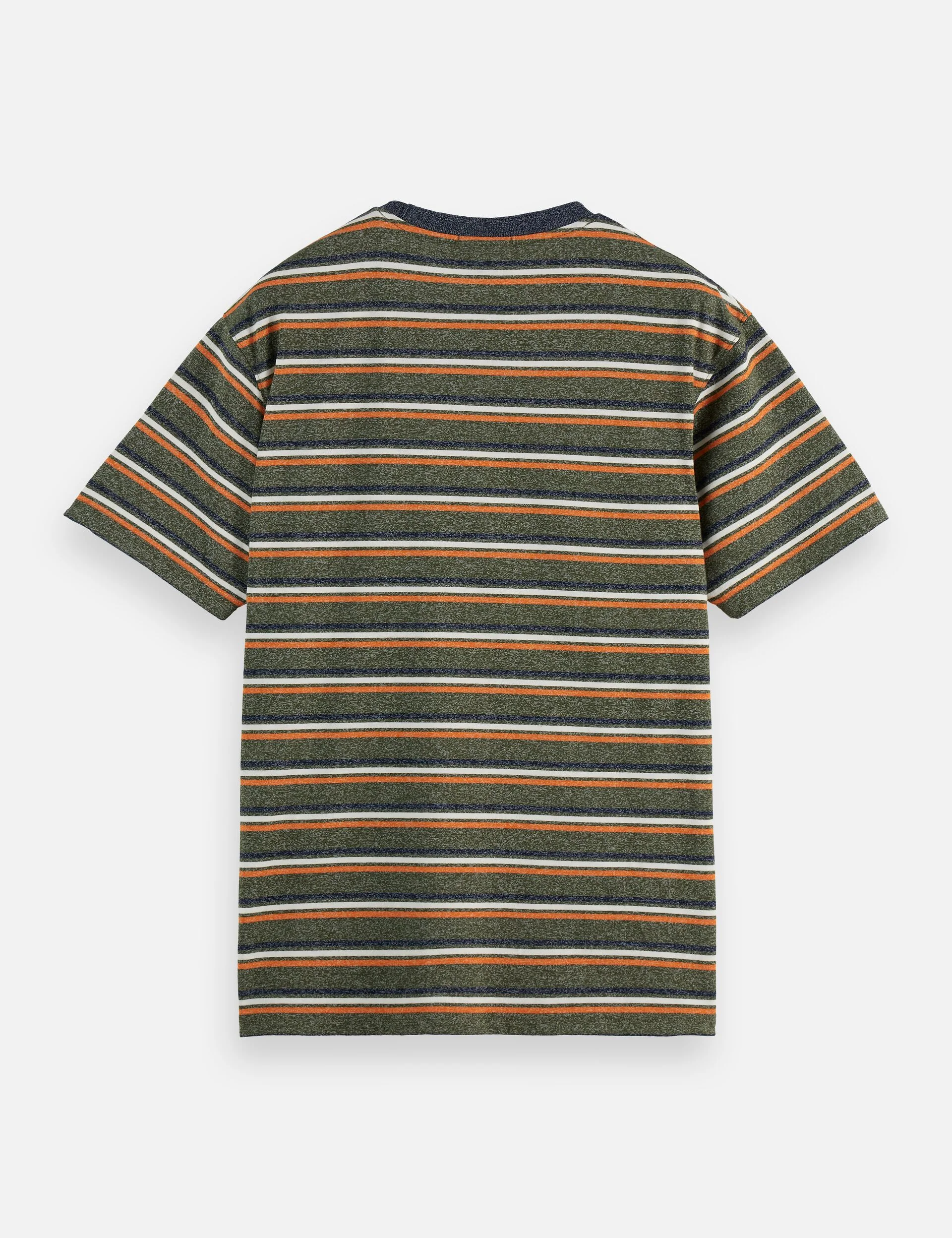 Relaxed Fit Yarn Dye Stripe T-shirt - Image 6