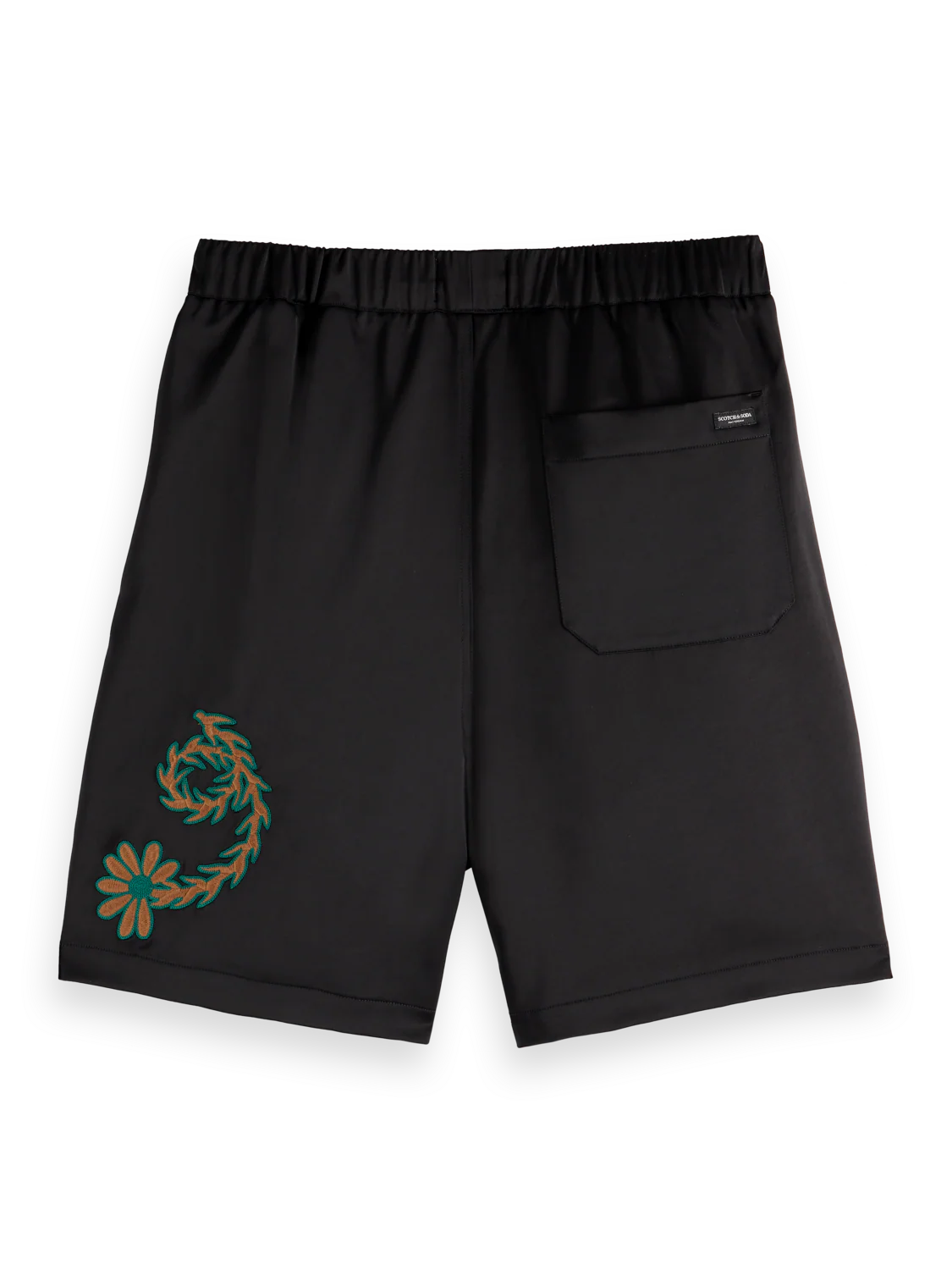 Scotch & Soda x Joe Jonas Embroidered Sateen Bermuda Short - Image 2