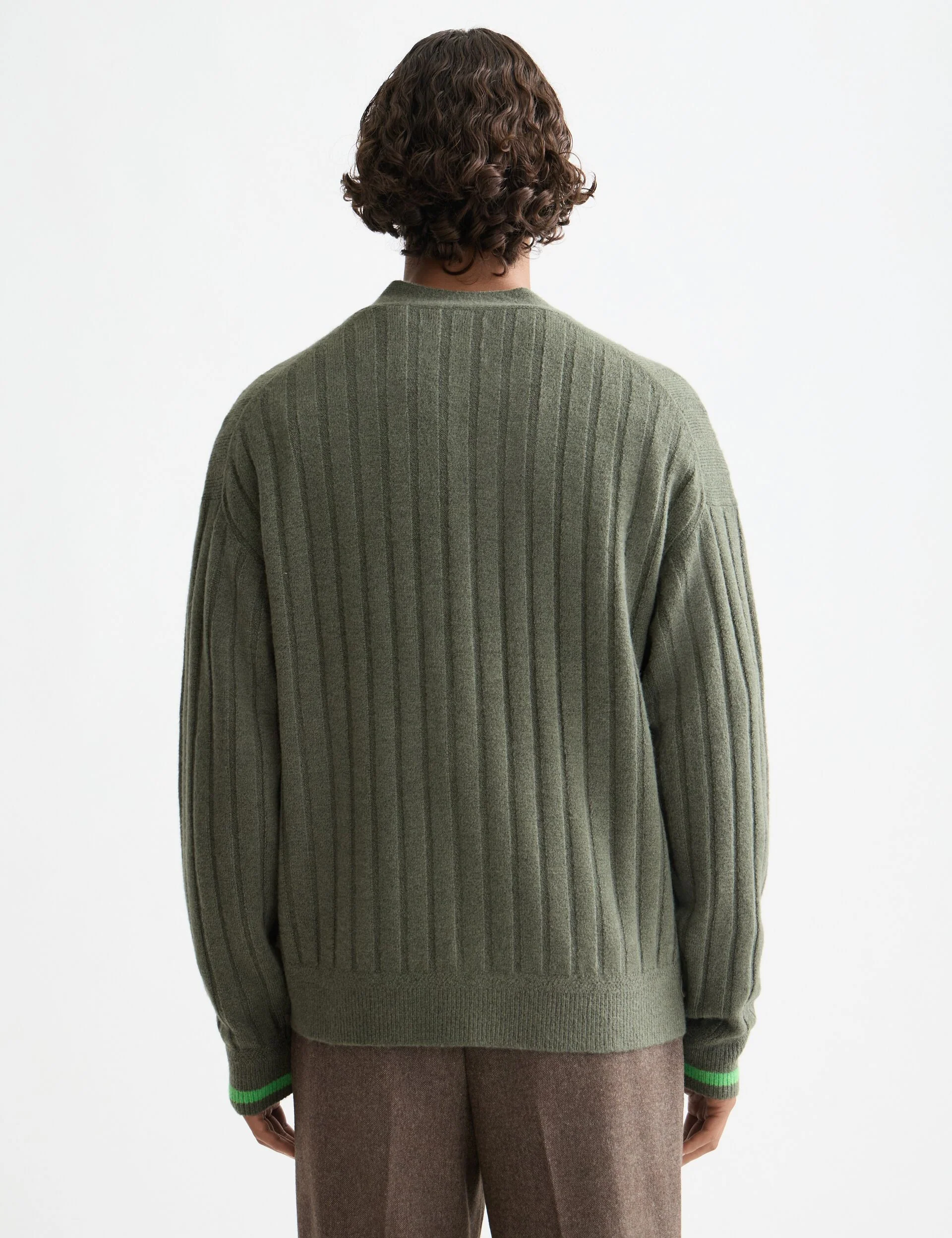 Soft knit dropped shoulder cardigan - Image 3