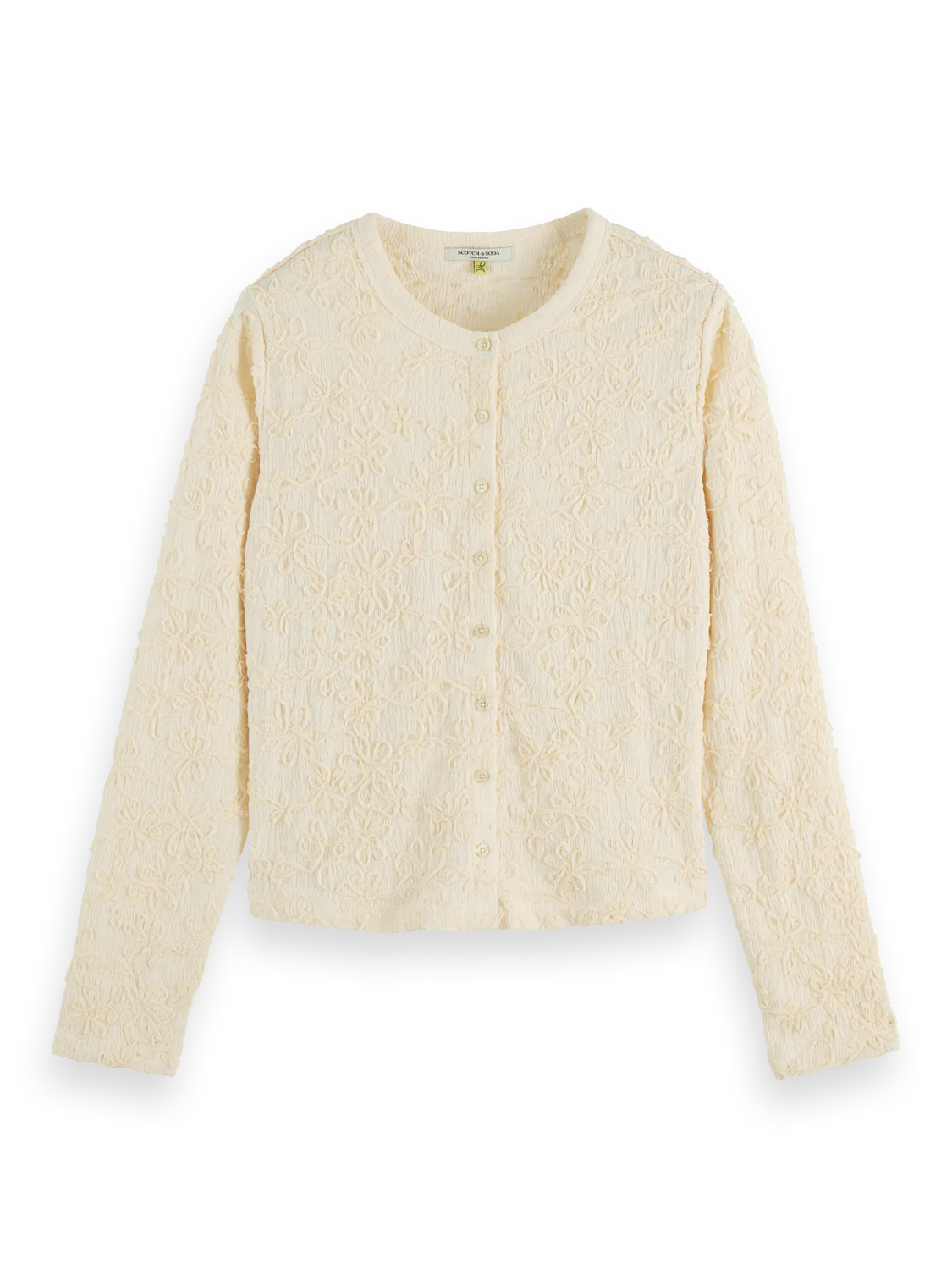 Structured button up long sleeve T-Shirt - Image 5