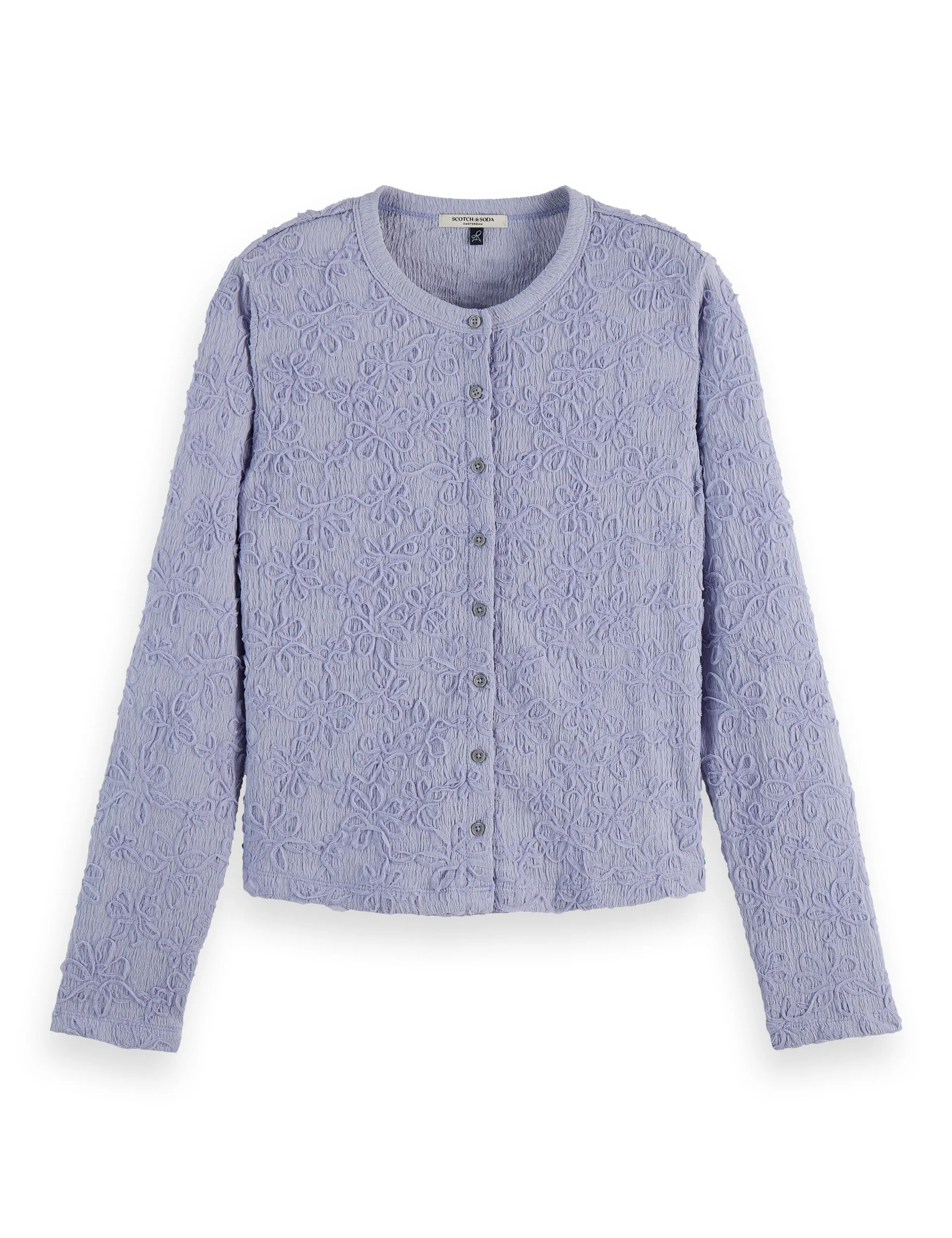 Structured button up long sleeve T-Shirt - Image 5