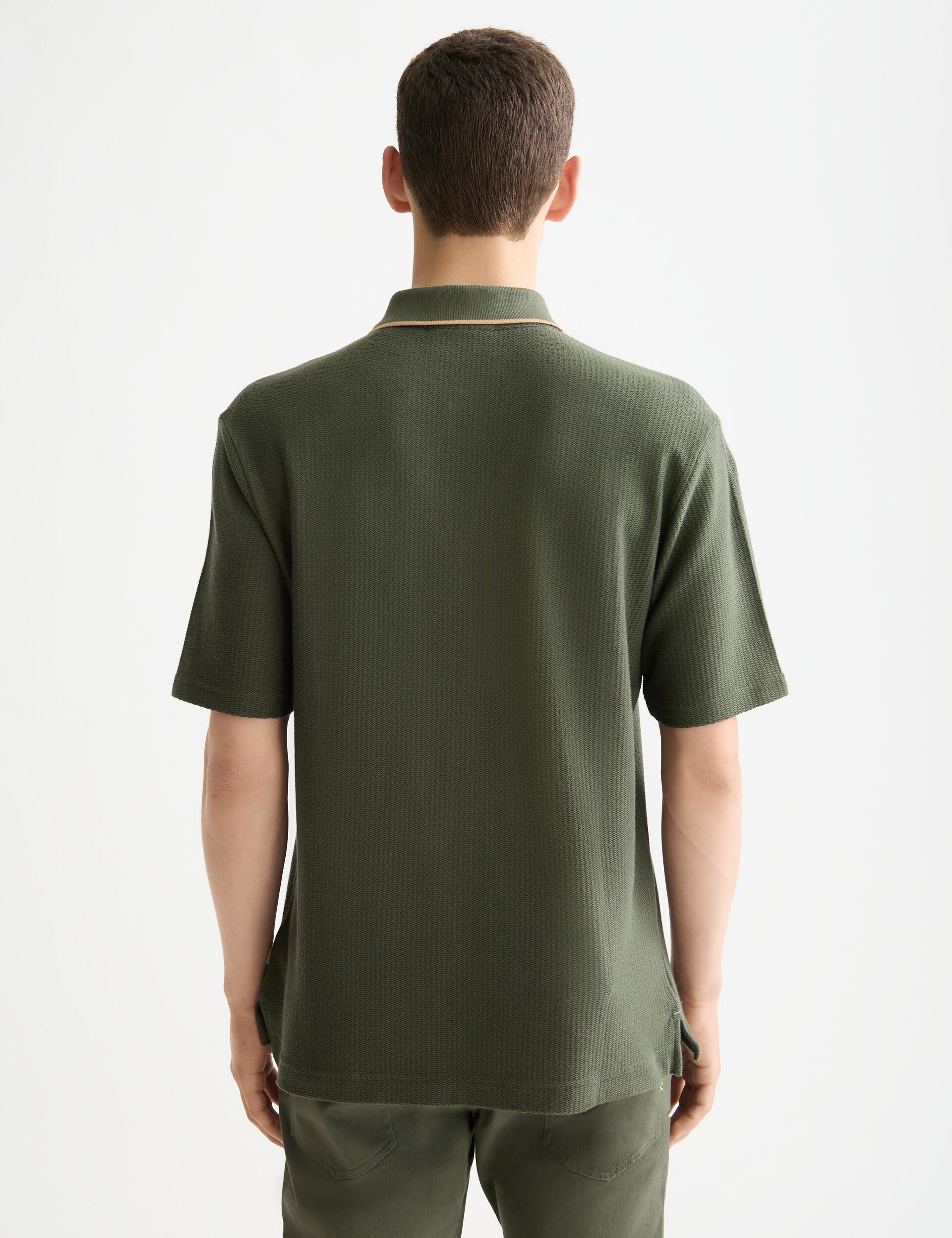 Structured relaxed fit polo - Image 3