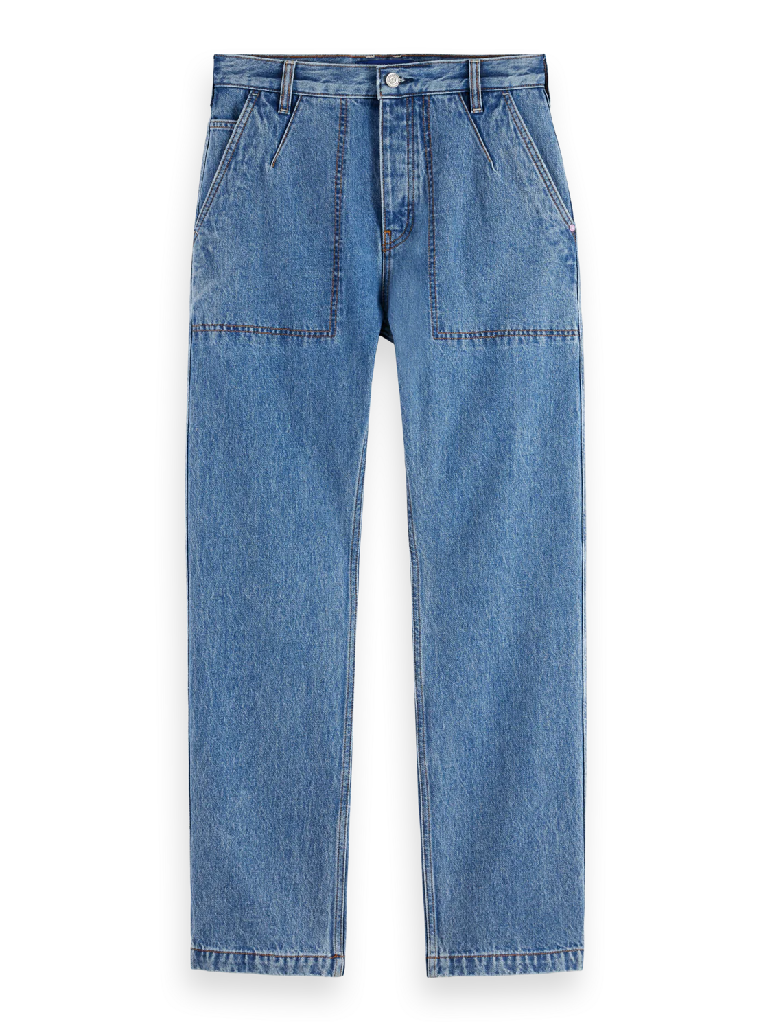 The Verve Straight Workwear Washed Denim Pant | Lakehouse - Image 5