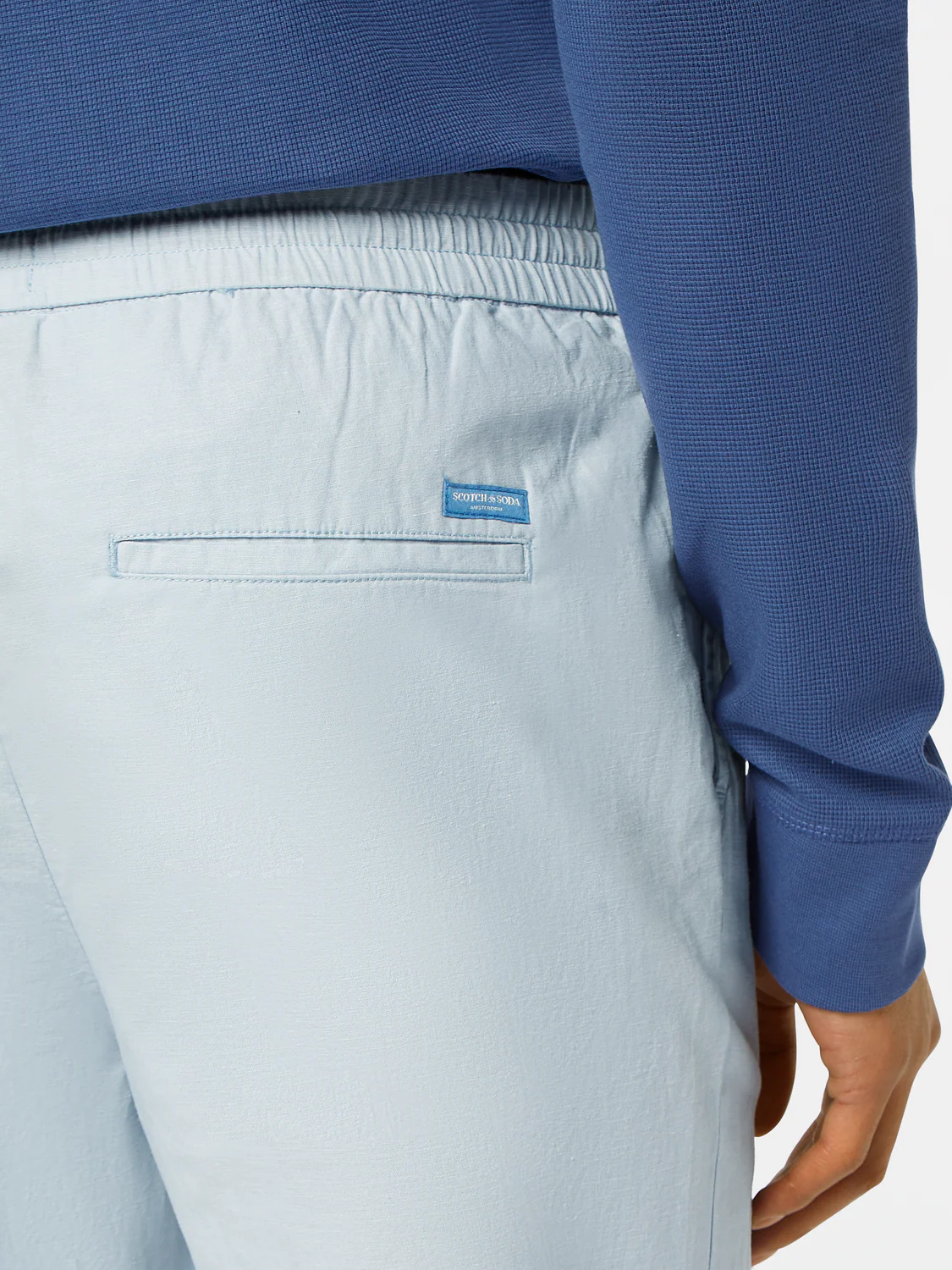 Warren Cotton-Linen Twill Jogger - Image 4